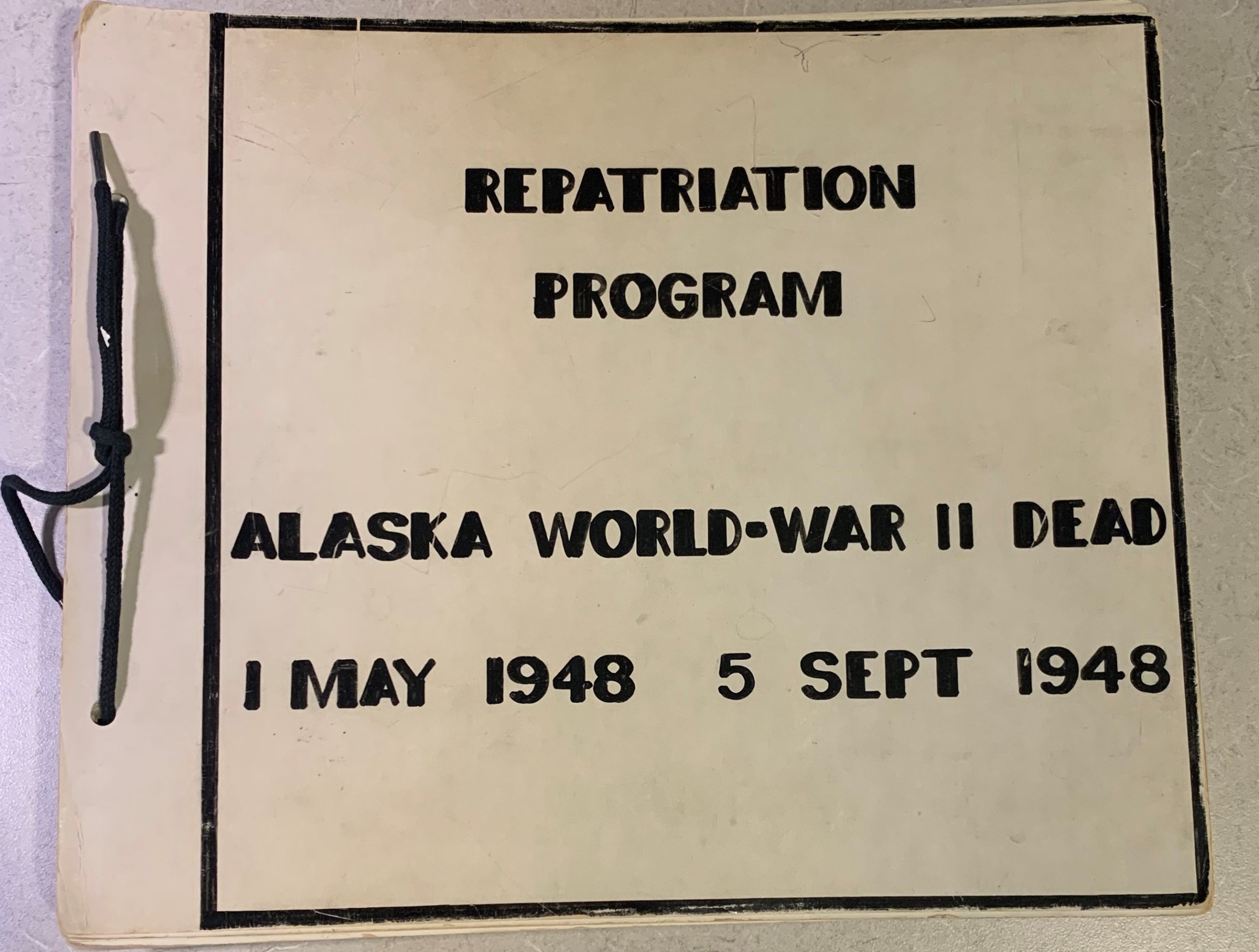 Read Object 6: 1948 Repatriation Album of Alaska World War II Dead