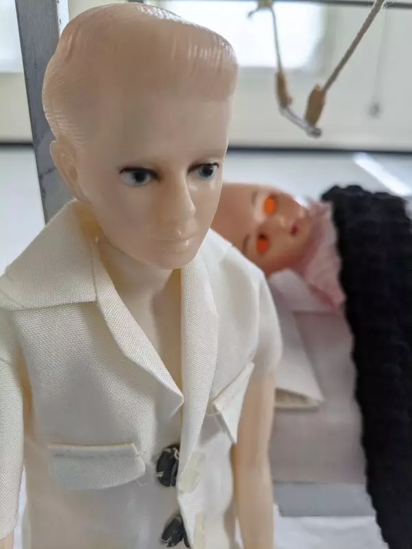 Dolls used for procedural training from Mountain Home VA Medical Center. (NVAHC)