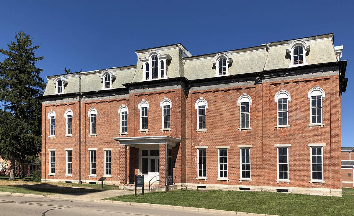 Building 116, the Old Headquarters. One of the buildings part of the on-going National VA History Center project.