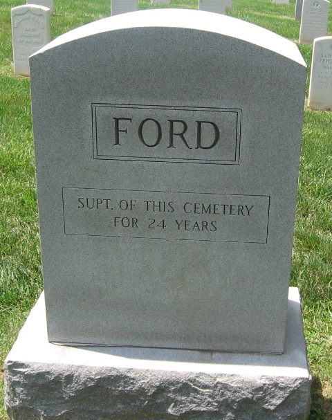 George Ford's headstone at Camp Butler National Cemetery. (NCA)