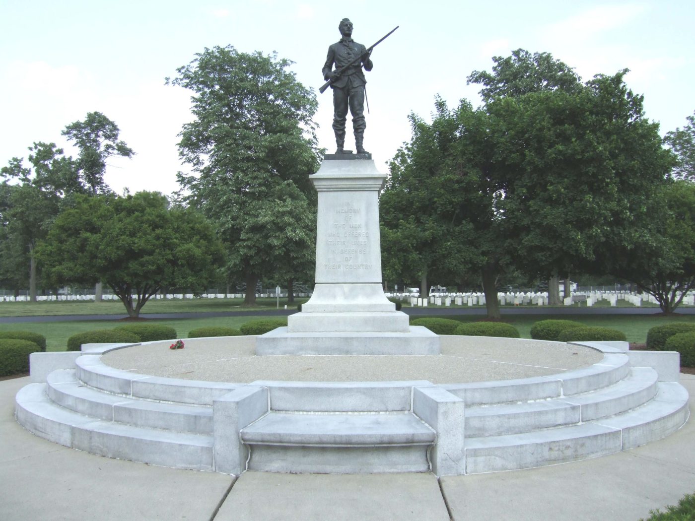 Civil War Soldiers Monument, Danville National Cemetery, 1917. (NCA)