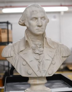 President George Washington bust. (VA)