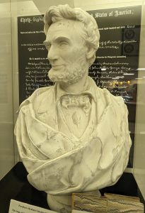 President Abraham Lincoln bust. (VA)