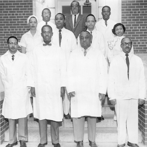 Group image, with Dr. Dixon in second row, on right. (VA)