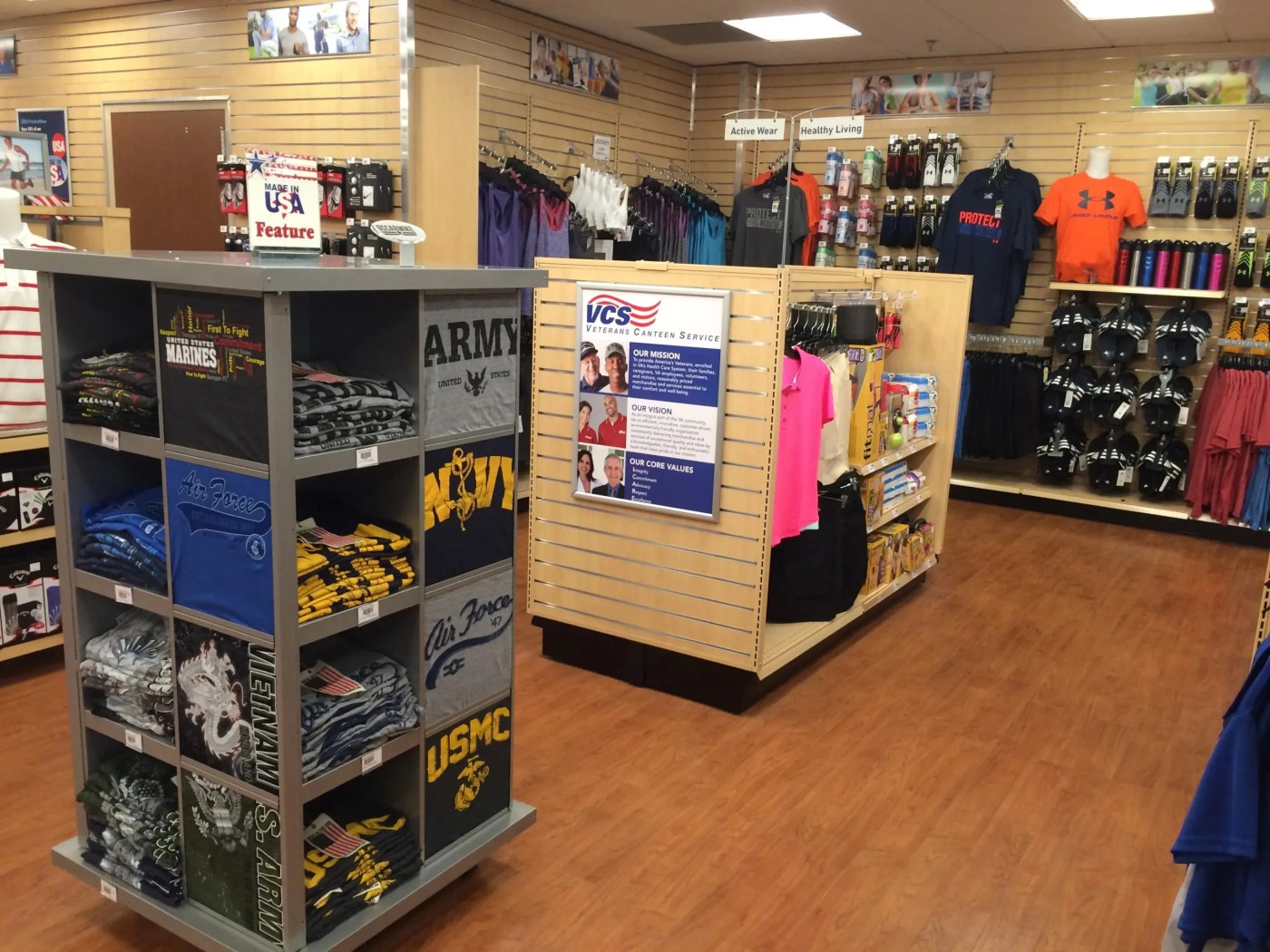 PatriotStore at the VA Medical Center in Lake Nona, Florida. In recent years, the canteen service remodeled its retail stores to provide a better shopping experience for patients, staff, and visitors. (VA)