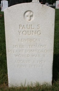 Paul Young's headstone at Zachary Taylor National Cemetery. (VA)