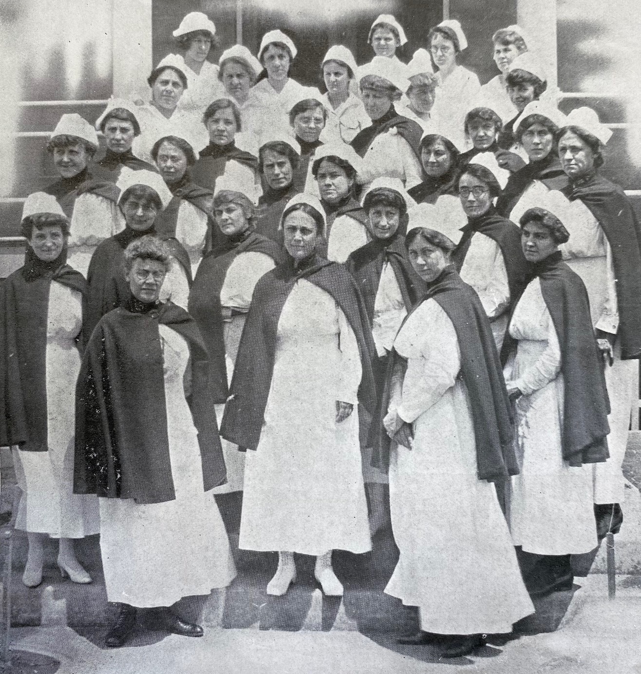 Group of army nurses.