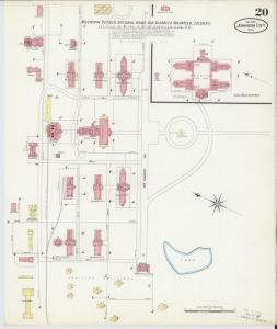 Mountain Home map, 1908.