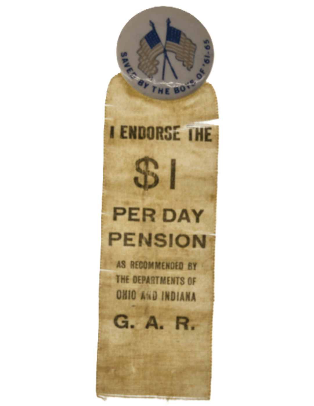 Pension Ribbon from 1910.