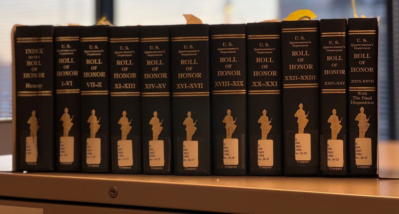 The Roll of Honor volumes, reprinted in 1994.