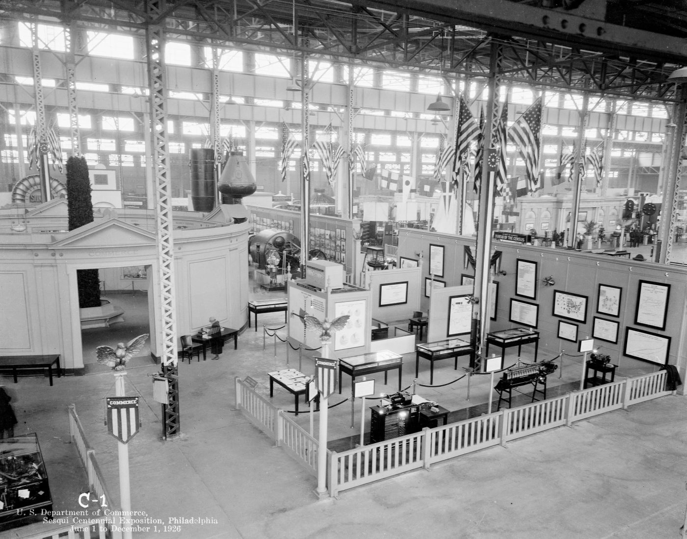 Exhibit hall 1926 Sesquicentennial Exhibition