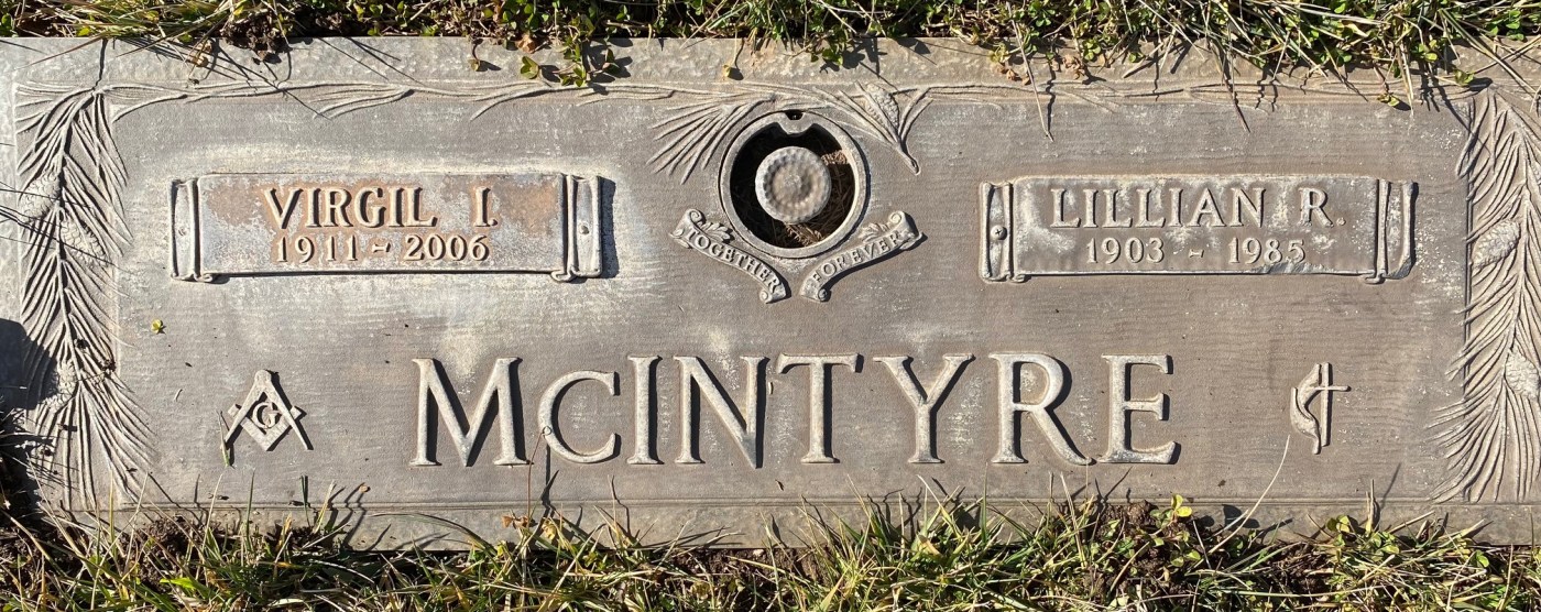 McIntyre grave marker