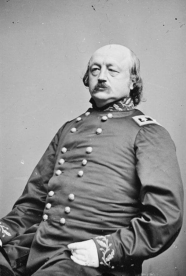 Major General Benjamin Butler during the Civil War. His role in orchestrating the government’s purchase of the Hampton site drew the scrutiny of Congress in 1870-71. (Library of Congress)
