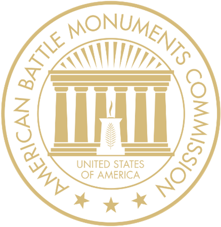 Official seal of the American Battle Monuments Commission, the agency responsible for managing overseas monuments and cemeteries (ABMC).