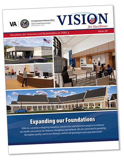Cover of latest issue of Vision for Excellence newsletter.