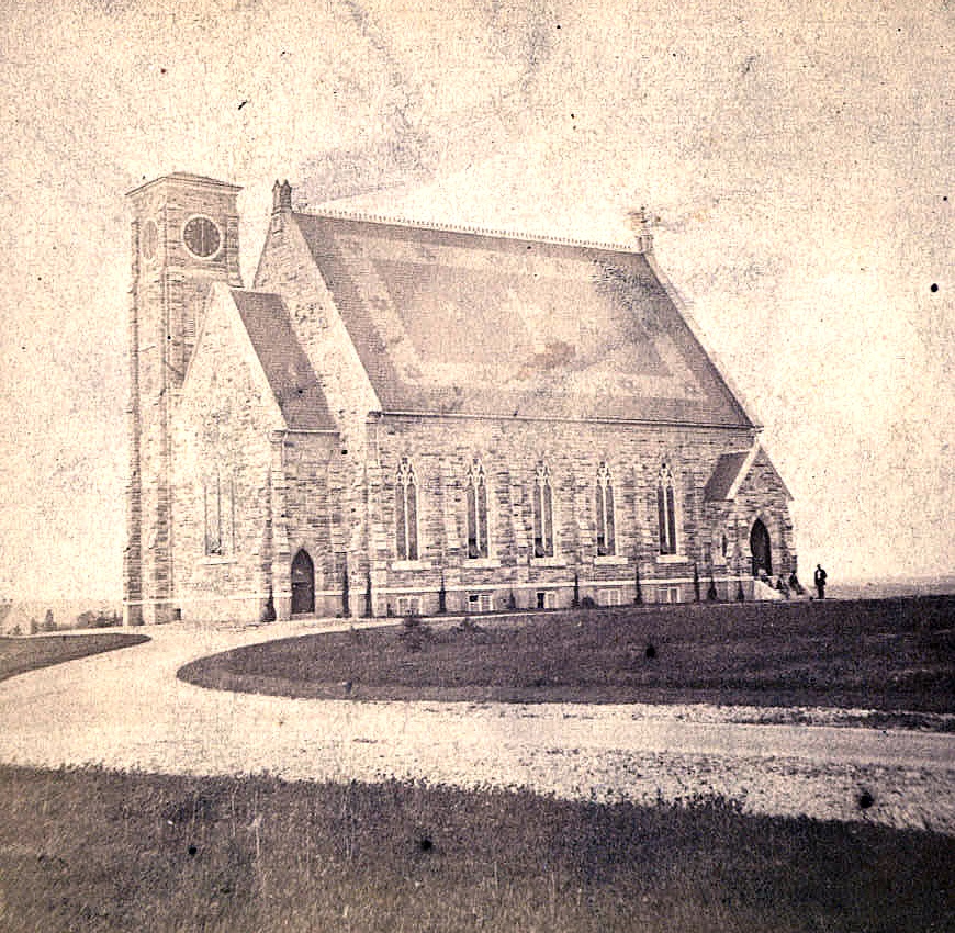 Earliest known image of Home Chapel at the Dayton Soldiers Home, circa 1870. (NVAHC)