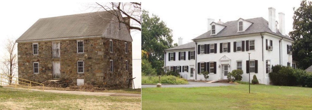 Historic Grist Mill and Mansion House on the campus of the Perry Point VA Medical Center in Maryland. The two buildings are the oldest properties in the VA inventory. (VA Collection)