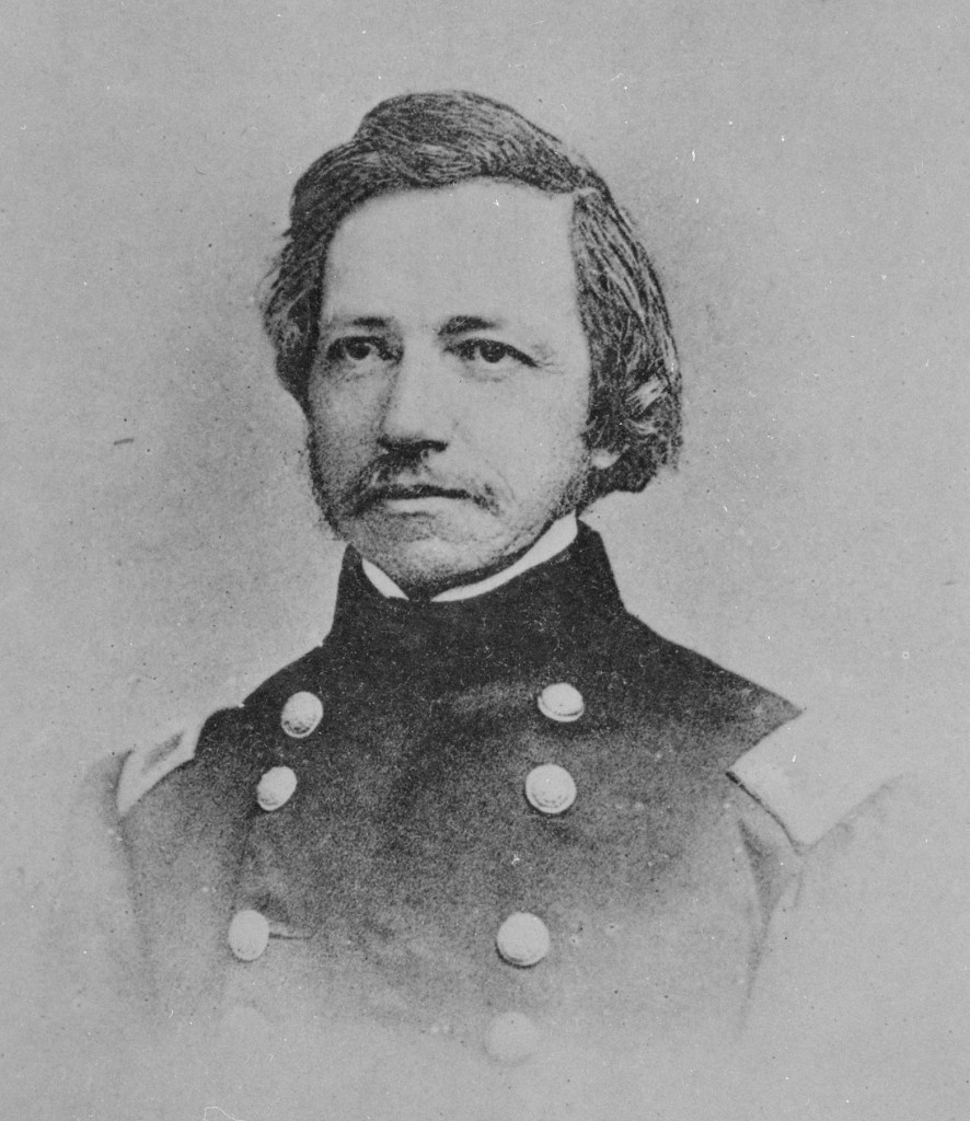 Amiel Weeks Whipple (b.1817-d.1863) served as a brigadier general in the American Civil War. President Lincoln promoted Whipple to major general for volunteers in 1863. (National Archives)