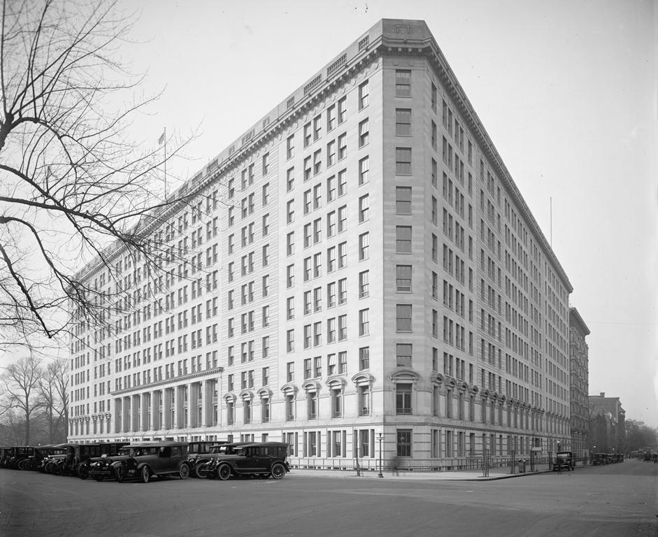 11-story building built in 1918 to house the Bureau of War Risk Insurance