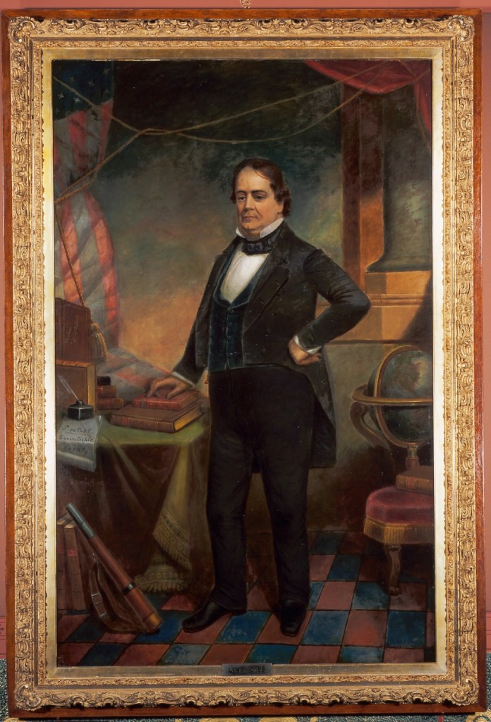 Portrait of Lewis Cass, lawyer, general, politician, and cabinet officer under two presidents. As Secretary of War in 1833, he asked Congress to appoint a Pensions Commissioner after a new law created an enormous backlog in applications. (Detroit News Archives)